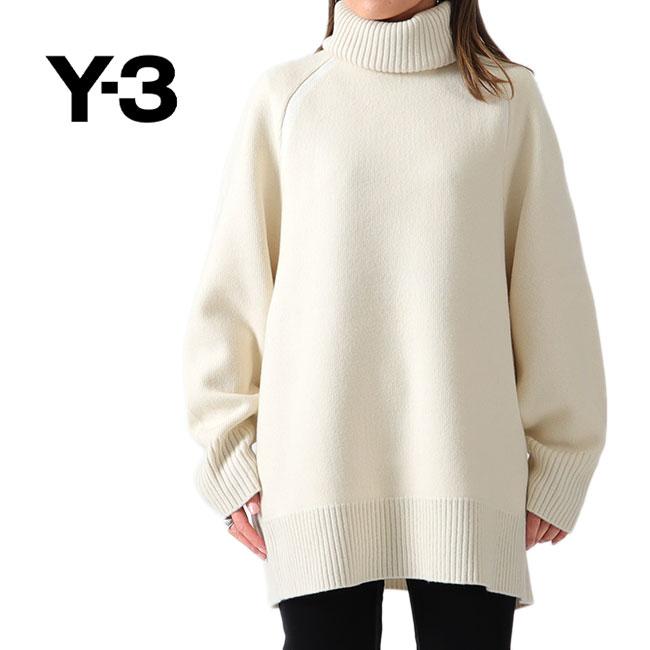 Y-3 ワイスリー オーバーサイズ タートルネック ニットセーター Y-3 ワイスリー オーバーサイズ タートルネック ニットセーター
