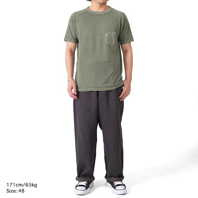 Nigel Cabourn ナイジェルケーボン 5.6oz ピグメント 胸ポケットT