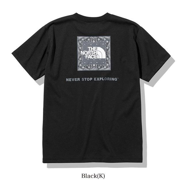 THE NORTH FACE ノースフェイス バンダナ柄 スクエアロゴ Tシャツ
