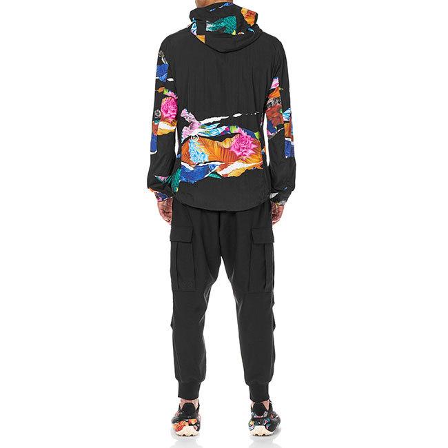 Y-3 ワイスリー フラワープリント ウィンドブレーカー HG8851 花 Y-3 ワイスリー フラワープリント ウィンドブレーカー HG8851 花