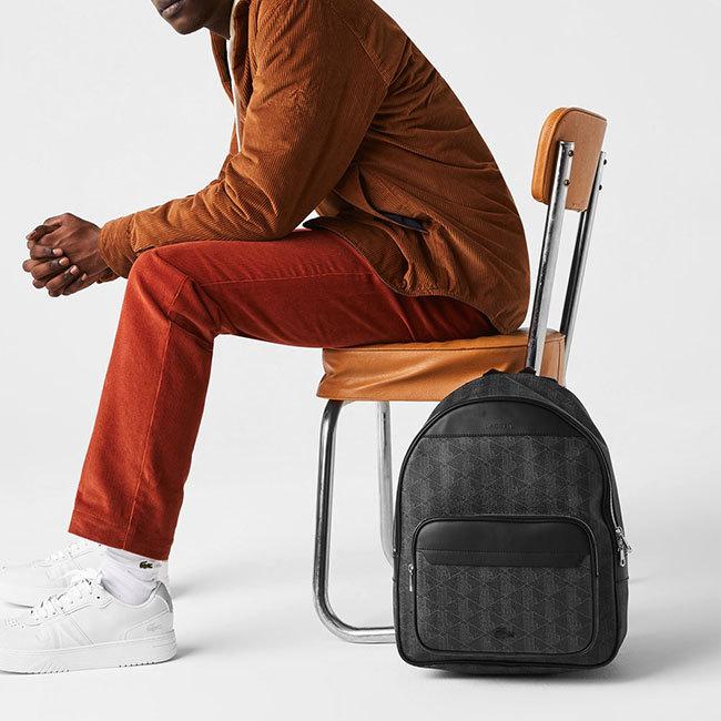 Lacoste ラコステ モノグラム PVC バックパック NH3649L