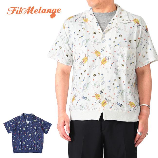 FilMelange（フィルメランジェ） LUCAS ルーカス 総柄 アロハシャツ 