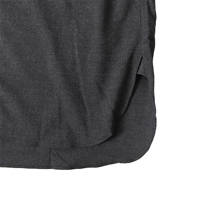 HAVERSACK ハバーサック バンドカラー ロングシャツ 421820 長袖シャツ