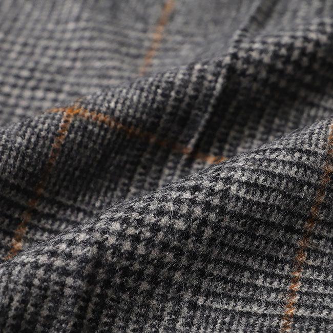 HAVERSACK ハバーサック タック入り グレンチェック ウールスラックス