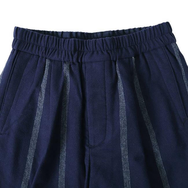 HAVERSACK ハバーサック ストライプ ウール イージーパンツ 461822