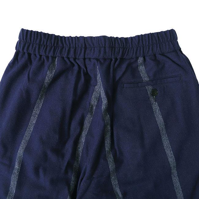 HAVERSACK ハバーサック ストライプ ウール イージーパンツ 461822