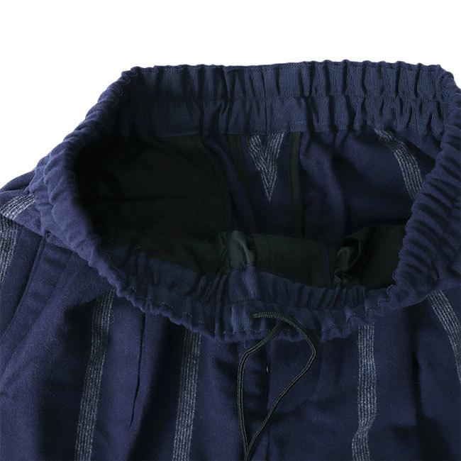 HAVERSACK ハバーサック ストライプ ウール イージーパンツ 461822