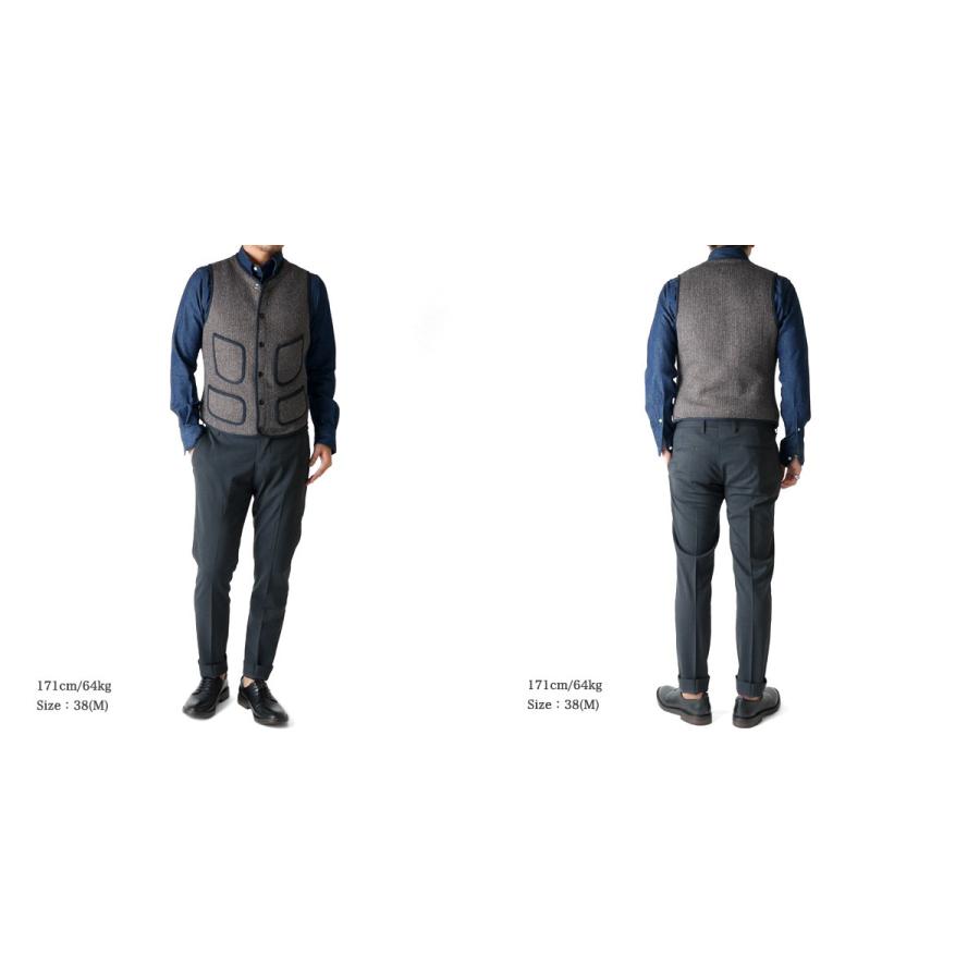 ANATOMICA アナトミカ ビーチクロス ウールベスト ジレ 530-522 ANATOMICA アナトミカ ビーチクロス ウールベスト ジレ 530-522