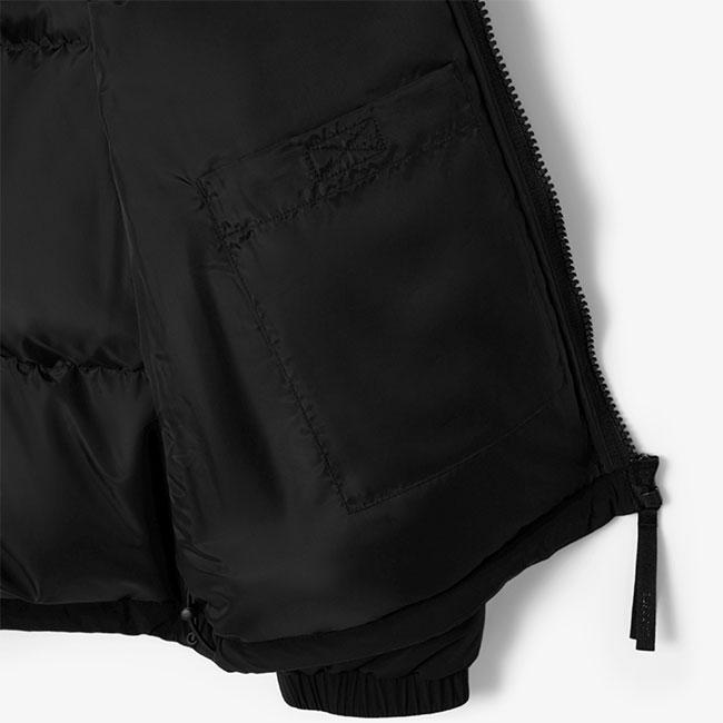 LACOSTE ラコステ 撥水 スタンドカラー ダウンジャケット BH9052 黒