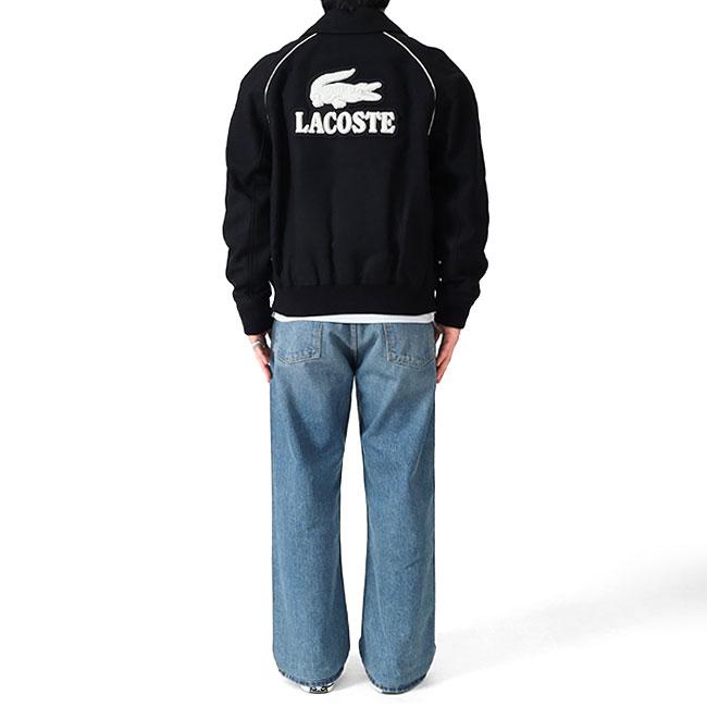 LACOSTE ラコステ バックロゴ ウール バーシティジャケット BH5841 襟