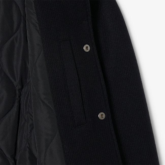 LACOSTE ラコステ バックロゴ ウール バーシティジャケット BH5841 襟
