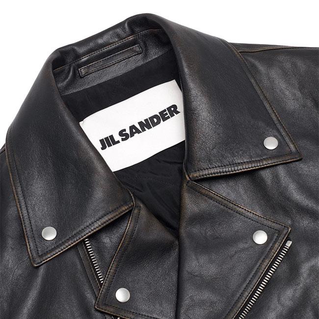 TIME SALE] JIL SANDER ジルサンダー カーフスキン ダブルライダース