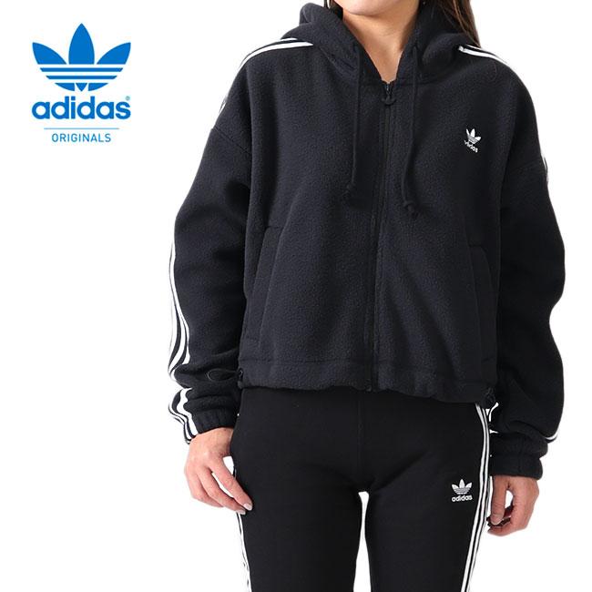 22 新作 Sale Adidas アディダスオリジナルス 3ライン ショート フリースパーカー Gn2811 レディース Columbiatools Com