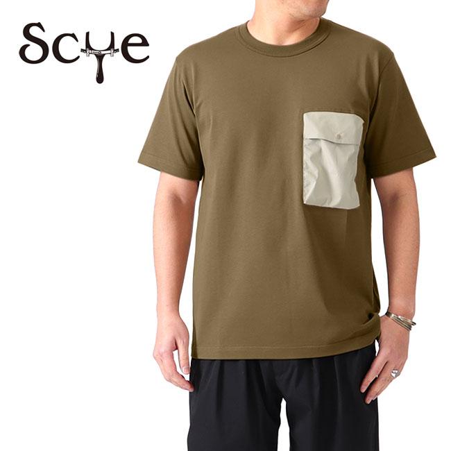 SCYE / 胸ポケットオーガニックコットン/Tシャツ/36/コットン/WHT/1121-21200 Scye サイ 胸ポケット オーガニックコットン Tシャツ 1121-21200 半袖T