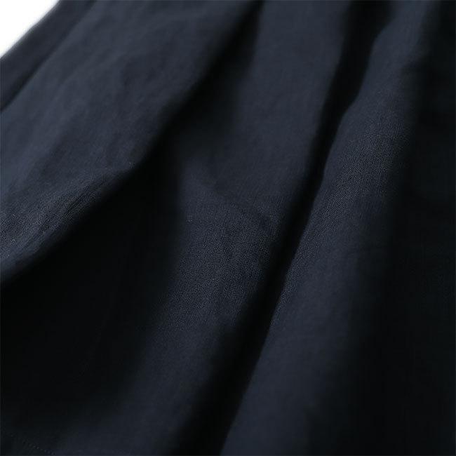 SALE] Scye サイ リネン ピンタック スリーブレス バンドカラー