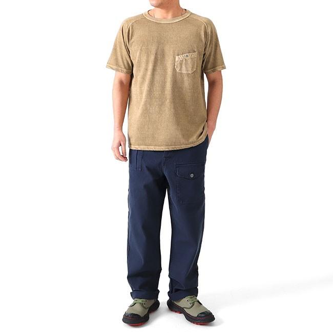 NIGEL CABOURN（ナイジェルケーボン） ピグメント 胸ポケットTシャツ