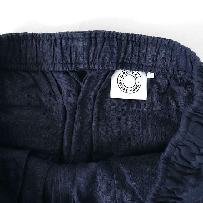 ORCIVAL オーシバル リネン ワイドパンツ OR-E0190 YLM 麻 イージーパンツ レディース : Golden State ...