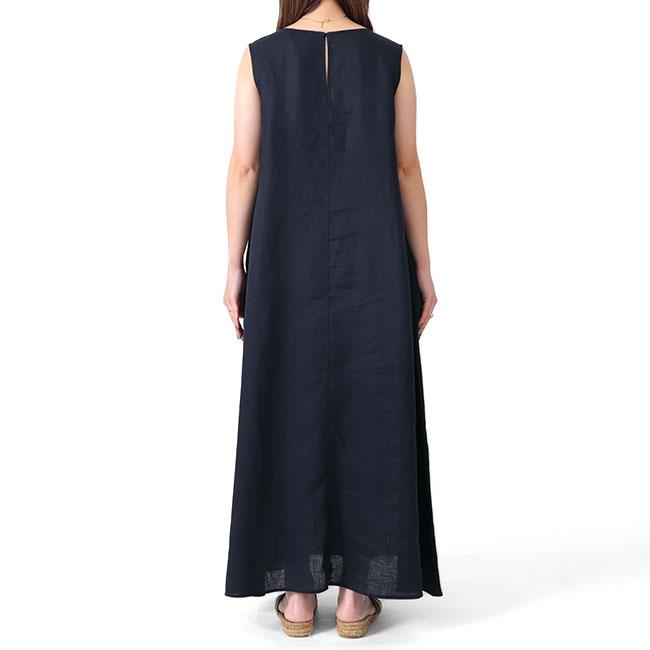 TIME SALE] ORCIVAL オーシバル ノースリーブ リネン ロングワンピース