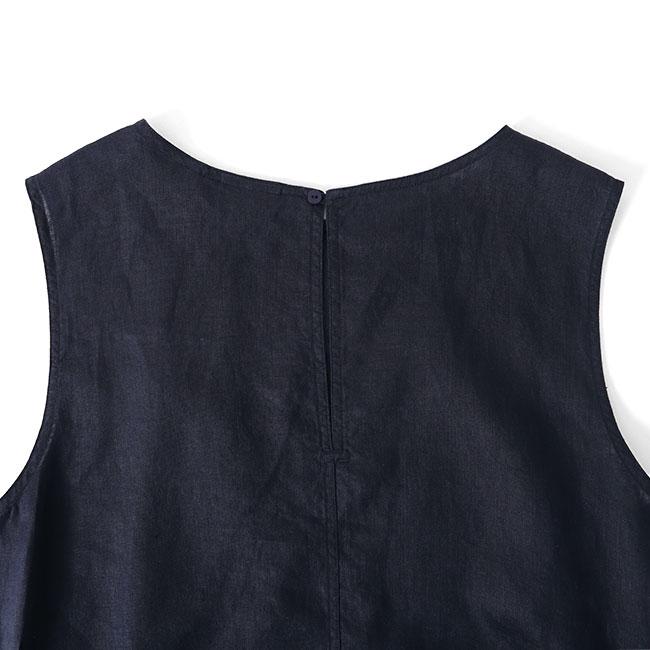 TIME SALE] ORCIVAL オーシバル ノースリーブ リネン ロングワンピース