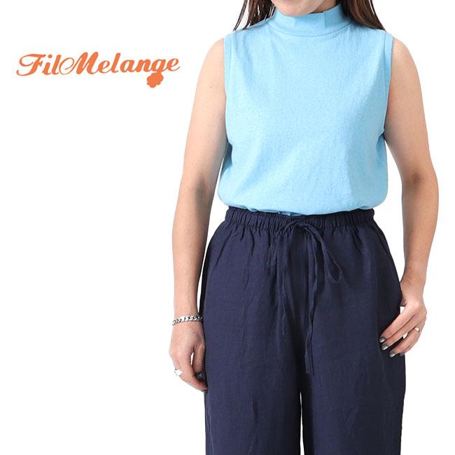 Filmelange フィルメランジェ ETHEL エセル モックネック ノースリーブ