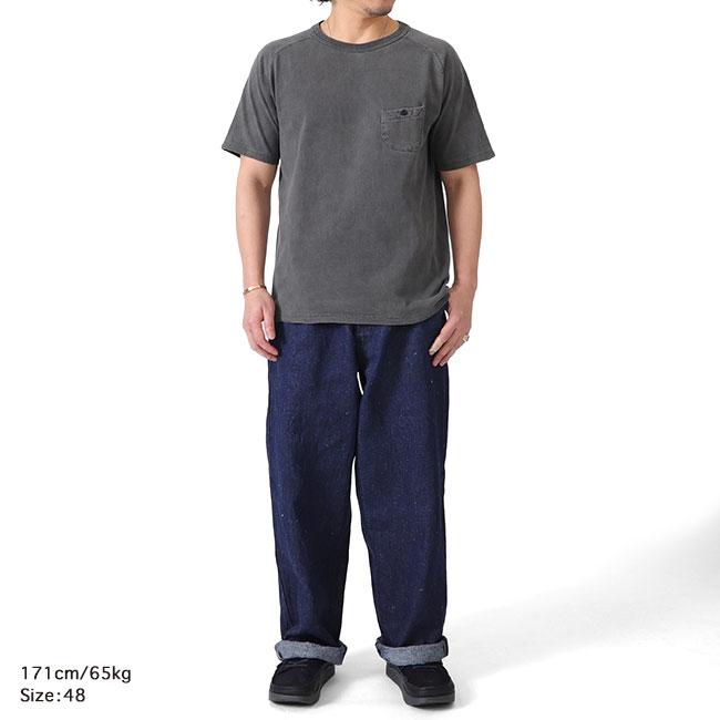 Nigel Cabourn ナイジェルケーボン 9.5oz ピグメント 胸ポケットT