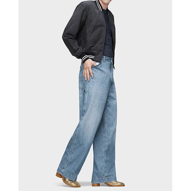 Maison Margiela メゾンマルジェラ ペイントスプラッター ヴィンテージ ワイドジーンズ S50KA0711 M30021 ペインター ジーパン メンズの画像