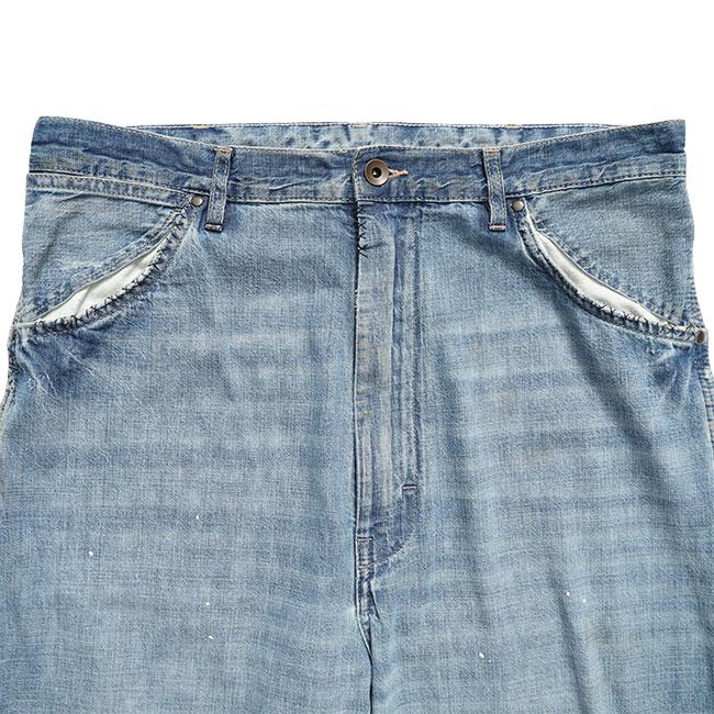 Maison Margiela メゾンマルジェラ ペイントスプラッター ヴィンテージ ワイドジーンズ S50KA0711 M30021 ペインター ジーパン メンズの画像
