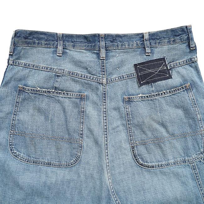 Maison Margiela メゾンマルジェラ ペイントスプラッター ヴィンテージ ワイドジーンズ S50KA0711 M30021 ペインター ジーパン メンズの画像