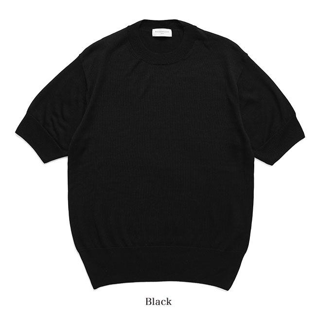 rencontrant レンコントラント シルク ハイゲージニットTシャツ 10112
