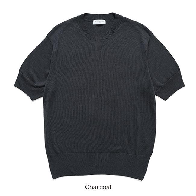 rencontrant レンコントラント シルク ハイゲージニットTシャツ 10112
