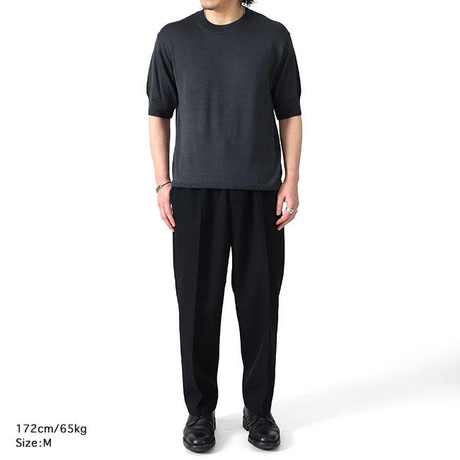 rencontrant レンコントラント シルク ハイゲージニットTシャツ 10112