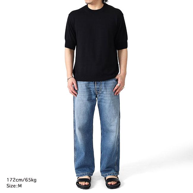 rencontrant レンコントラント シルク ハイゲージニットTシャツ 10112