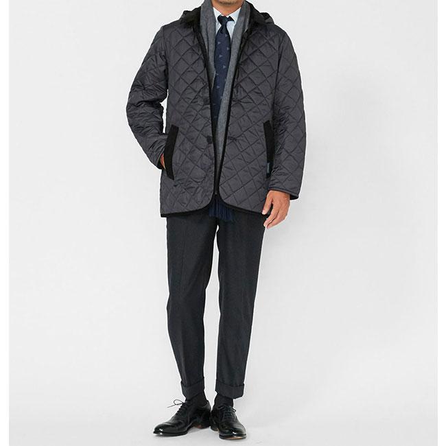 LAVENHAM ラベンハム デンストン フード付き キルティング