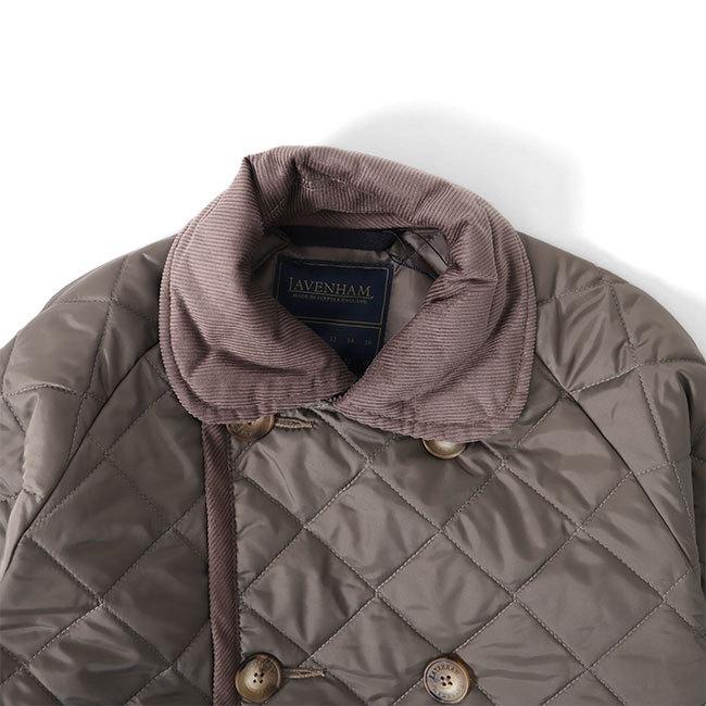LAVENHAM ラベンハム ダブル ブレステッド コート キルティング LAVENHAM ラベンハム ダブル ブレステッド コート キルティング