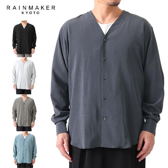 RAINMAKER レインメーカー Vネック カラーシャツ カーディガン V-NECK SHIRT 長袖シャツ メンズ  :t12072101:Golden State 通販 