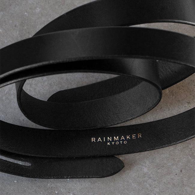RAINMAKER レインメーカー レザー ノットベルト RM222-029 黒 赤