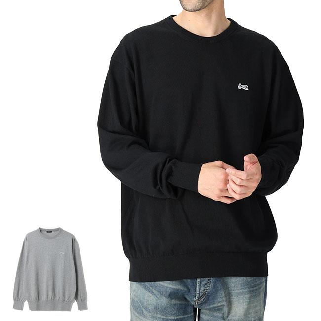 DENHAM デンハム 12GG COTTON CREW シザーズロゴ コットン ニット