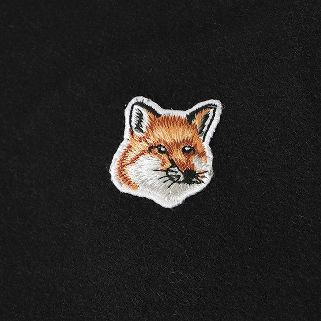Maison Kitsune メゾンキツネ フォックスヘッドロゴ 大判ストール  