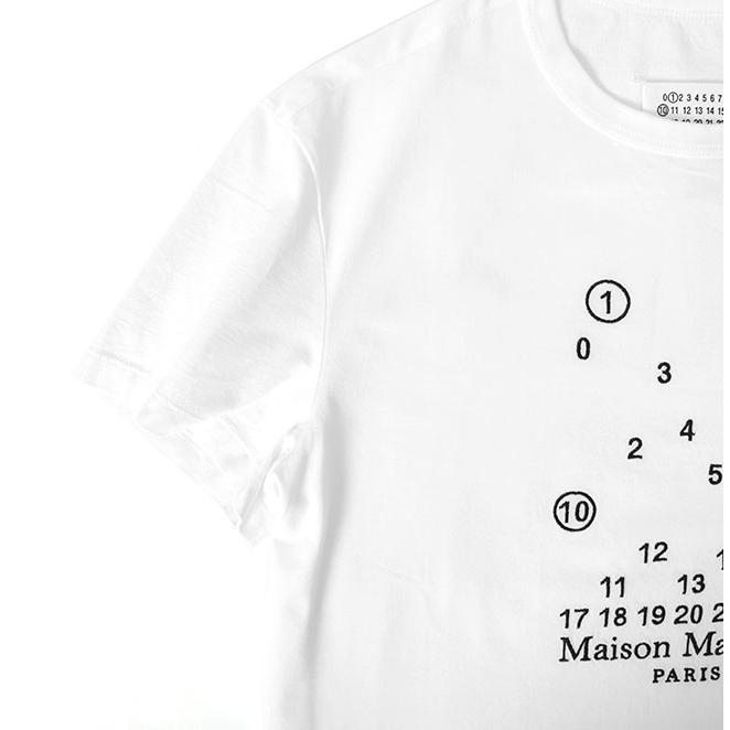 Maison Margiela メゾンマルジェラ カレンダーグラフィック ロゴT 