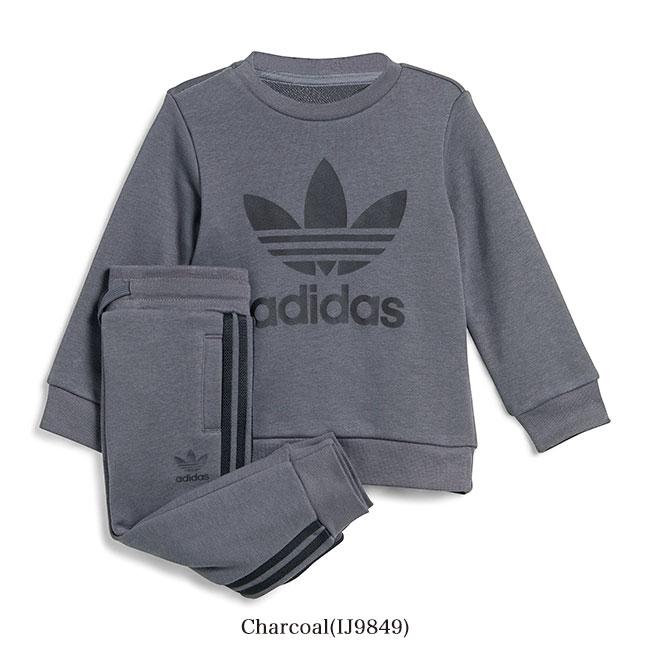 adidas アディダスオリジナルス トレフォイル スウェット&スウェットパンツ セットアップ ED7679 HK7496 IJ9849 IR6815 プレゼント ベビー キッズ｜golden-state｜04