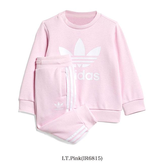 adidas アディダスオリジナルス トレフォイル スウェット&スウェットパンツ セットアップ ED7679 HK7496 IJ9849 IR6815 プレゼント ベビー キッズ｜golden-state｜05