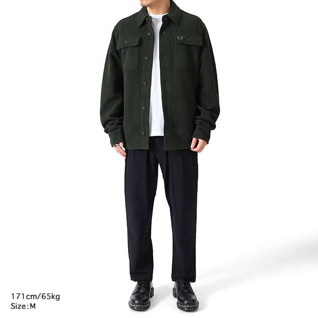 Fred Perry フレッドペリー フリース シャツジャケット M8724 Fred Perry フレッドペリー フリース シャツジャケット M8724
