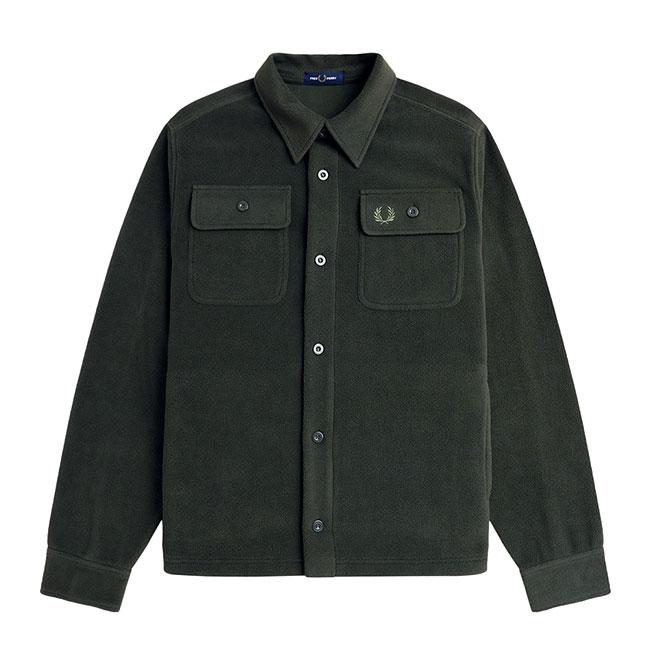 Fred Perry フレッドペリー フリース シャツジャケット M8724 Fred Perry フレッドペリー フリース シャツジャケット M8724