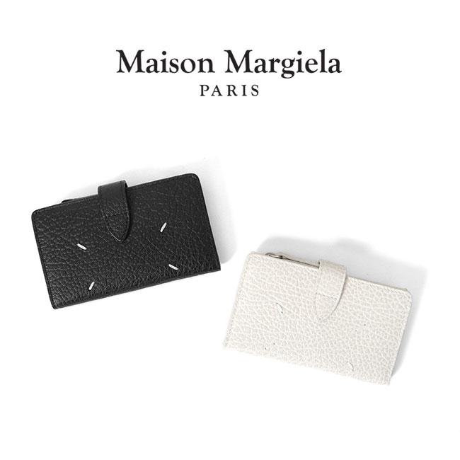 Maison Margiela メゾンマルジェラ グレインレザー カード&コインケース ミニウォレット SA1VX0019 P4455 財布 ...