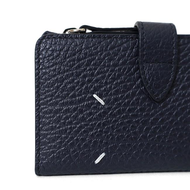 小銭入れつきメゾンマルジェラグレイニーカーフ　カードホルダー メゾン マルジェラ MAISON MARGIELA S56UI0128 P4455 カードケース