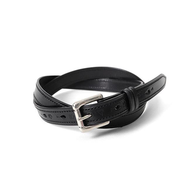 Scye サイ ブライドルレザー ナンバー ナローベルト 3321-31308 3321