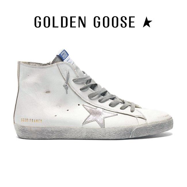 即納 最大半額 Golden Goose ゴールデングース フランシー Francy ハイカット レザーシューズ Gmf F スニーカー メンズ 全品送料無料 Teslaimagem Com Br