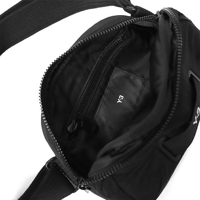 Y-3 ワイスリー クロスボディ パデッド ショルダーバッグ H63111 黒