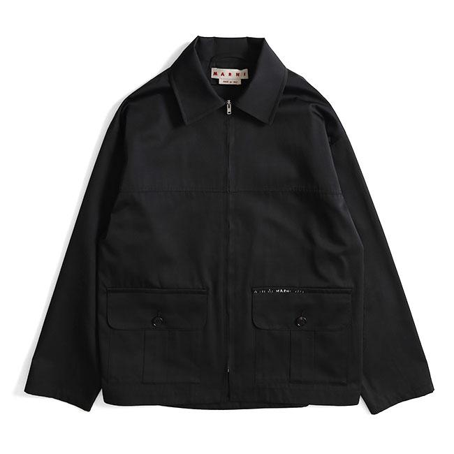 marni ブルゾン　ダブルジップ MARNI - セール 20AW マルニ ウールダブルフェイスジップ