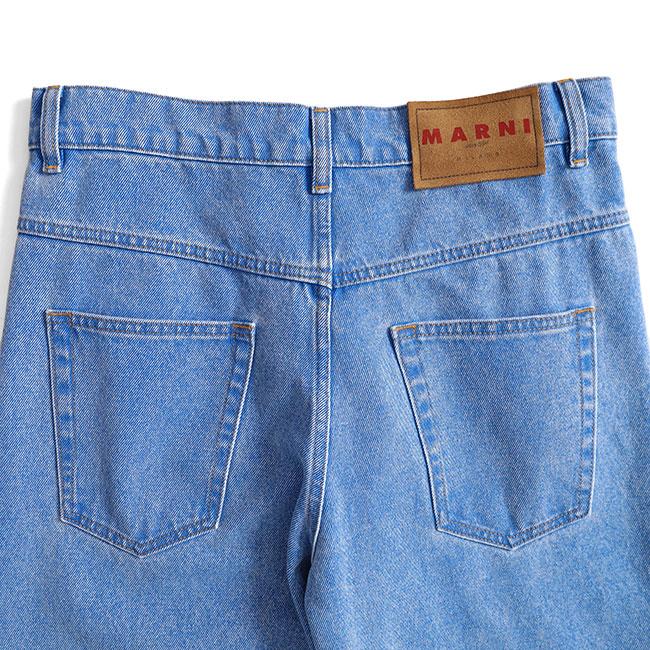[SALE] MARNI マルニ ワイド ストレートジーンズ PUJU0103A0 USCW91 ジーパン メンズの画像